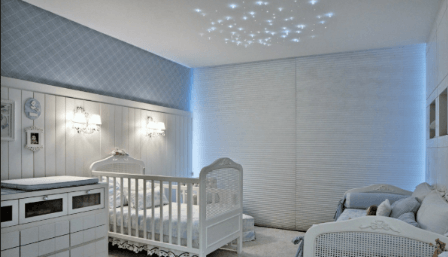 iluminação para quarto de bebê