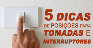 tomadas e interruptores