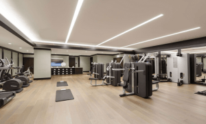 Iluminação para academia